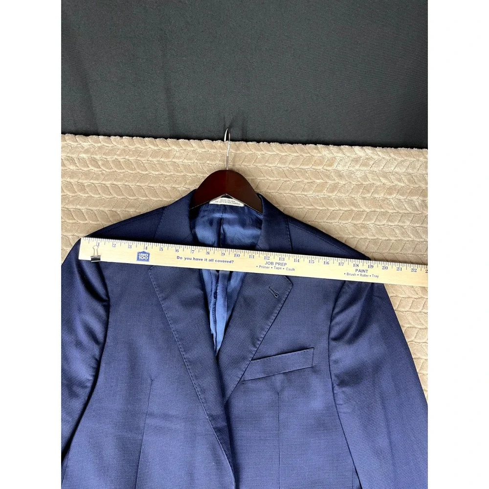 Joseph‎ Abboud Blazer Mens 44R Blue Tollegno 1900 Wool Sport Coat